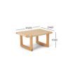 CARL HANSEN & SON（カール・ハンセン＆サン） / BM0489Sテーブル・ベンチ / オーク材・オイル仕上げ・ペーパーコード（ダブル平編み） / サイドテーブル