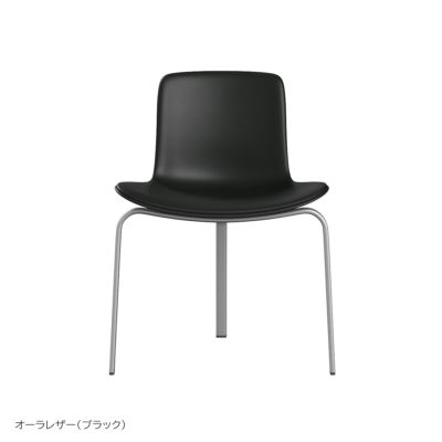 FRITZ HANSEN（フリッツ・ハンセン） / PK8（ピーケー8） / オーラレザー / ブラック / チェア《ケースブックプレゼント》