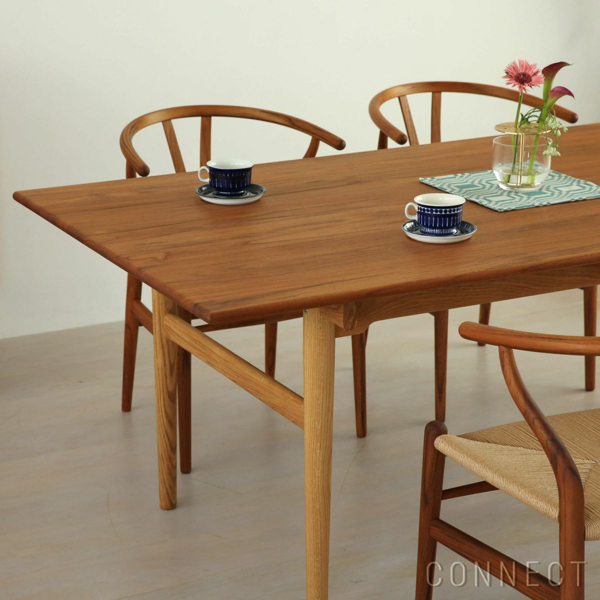 CARL HANSEN & SON （カール・ハンセン＆サン） / CH327 ダイニングテーブル / チーク材・オーク材・オイル仕上げ / 248×95cm