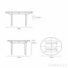 【特別仕様】CARL HANSEN & SON （カール・ハンセン＆サン） / CH337 ダイニングテーブル / チーク材・オイル仕上げ / W140cm