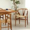 【チーク材キャンペーン・pt10倍】CARL HANSEN & SON （カール・ハンセン＆サン） / ダイニングテーブルセット2 / CH327（チーク材）W248＋Yチェア（チーク材）6脚セット