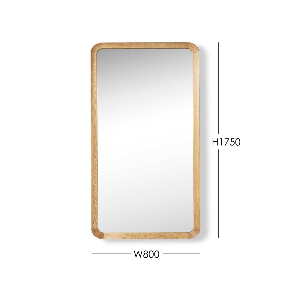 CARL HANSEN & SON（カール・ハンセン＆サン） / VLA62 RADIO HOUSE MIRROR / オーク材・オイル仕上げ / mirror ミラー / 175×80cm