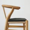 CARL HANSEN & SON （カール・ハンセン＆サン） / CU CH24 Children Cushion / チルドレン・Yチェア Mini（ミニ）専用 両面 レザークッション / ブラック Loke 7150