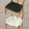 CARL HANSEN & SON （カール・ハンセン＆サン） / CU CH24 Children Cushion / チルドレン・Yチェア Mini（ミニ）専用 両面 レザークッション / ブラック Loke 7150