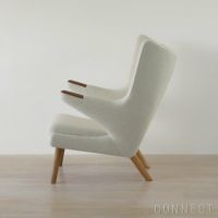 PP Mobler（PPモブラー） / PP19（パパベア） イージーチェア / オーク材・オイル仕上げ / ネイルチーク / coda 103（コーダ） / Buttons：Elegance black / ラウンジチェア