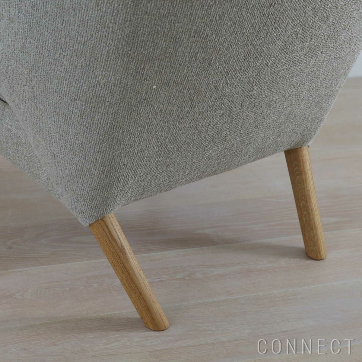 PP Mobler（PPモブラー） / PP19（パパベア） イージーチェア / オーク材・オイル仕上げ / Moss 0016（モス） / ラウンジチェア