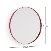 HAY（ヘイ） / ARCS MIRROR ROUND（アークスミラー ラウンド） / レッド / ミラー