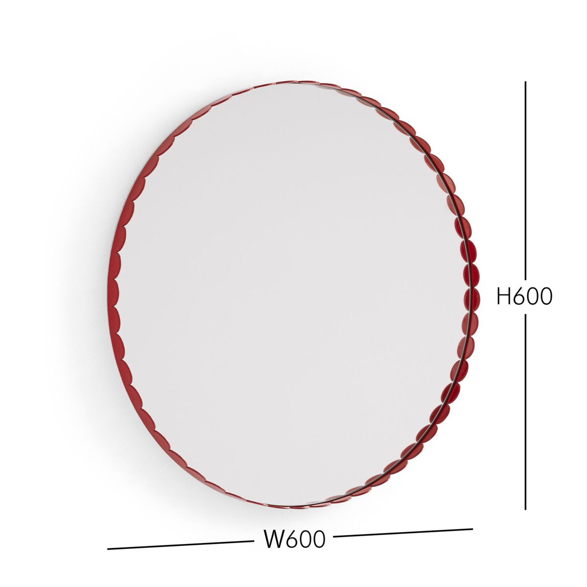 HAY（ヘイ） / ARCS MIRROR ROUND（アークスミラー ラウンド） / レッド / ミラー