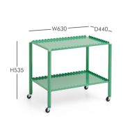 HAY（ヘイ） / ARCS TROLLEY（アークス トロリー）LOW / ジェードグリーン / ワゴン