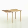 【復刻記念モデル】Artek（アルテック） / TABLE DL81C（ドロップリーフテーブル） / folding table / バーチ材 / 天板・クレイ ウォルナットリノリウム / 79-112.5×75cm / 伸長式テーブル