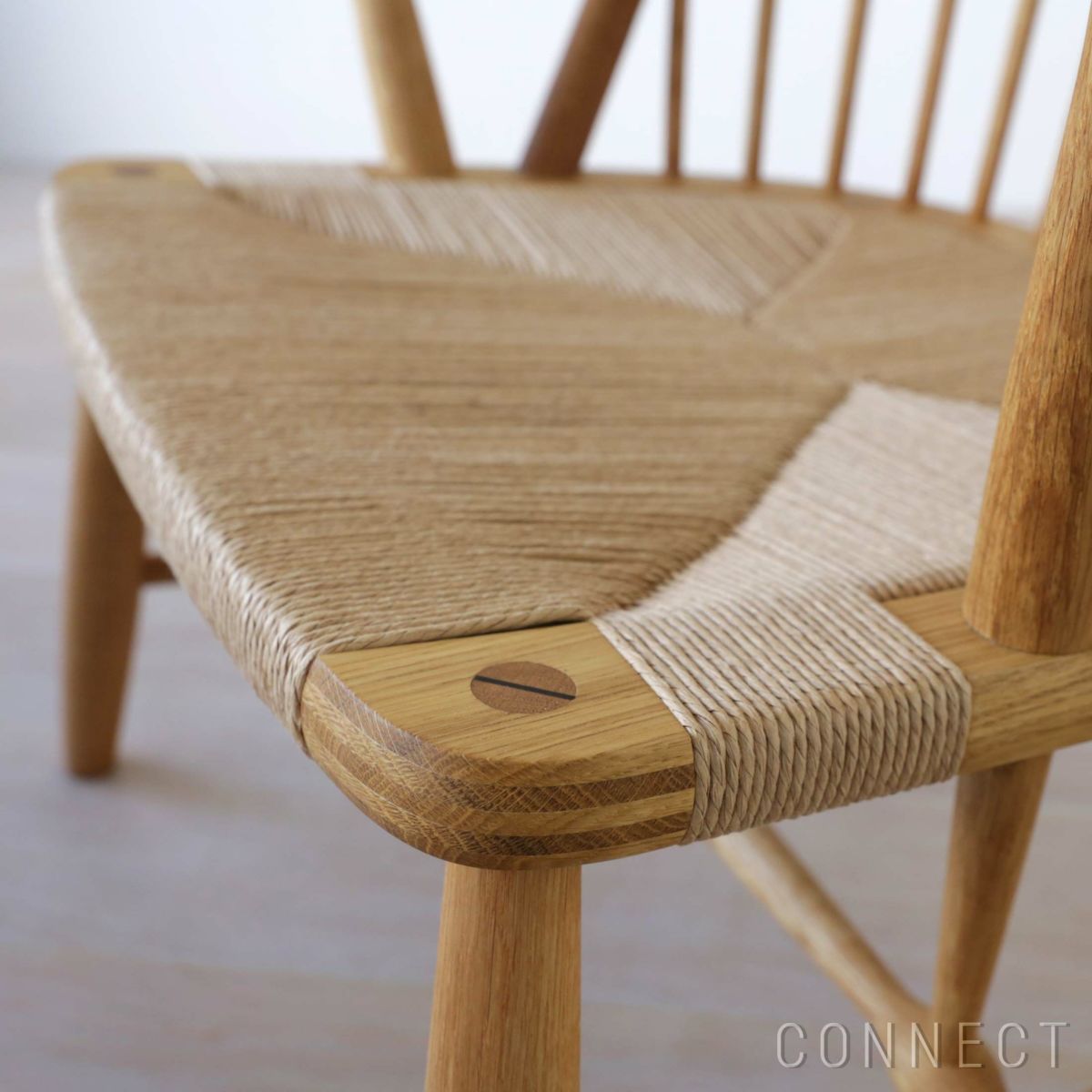 PP Mobler（PPモブラー） / PP550 Peacock Chair（ピーコックチェア） / オーク材・オイル仕上げ / アームチーク / ナチュラルペーパーコード