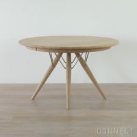 PP Mobler（PPモブラー） / PP75 / オーク材・ソープ仕上げ / Φ120 / テーブル / 伸長板取付不可