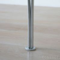 FRITZ HANSEN（フリッツ・ハンセン） / TABLE SERIES（テーブルシリーズ）B611 / スーパー楕円テーブル / グレー / クローム脚