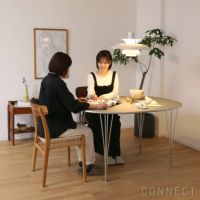 FRITZ HANSEN（フリッツ・ハンセン） / TABLE SERIES（テーブルシリーズ）B611 / スーパー楕円テーブル / グレー / クローム脚