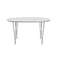 FRITZ HANSEN（フリッツ・ハンセン） / TABLE SERIES（テーブルシリーズ）B611 / スーパー楕円テーブル / ホワイト / クローム脚