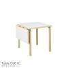 Artek（アルテック） / TABLE DL81C（ドロップリーフテーブル） / folding table / バーチ材 / 天板・ホワイトラミネート / 79-112.5×75cm / 伸長式テーブル