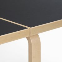 Artek（アルテック） / TABLE DL81C（ドロップリーフテーブル） / folding table / バーチ材 / 天板・ブラックリノリウム / 79-112.5×75cm / 伸長式テーブル