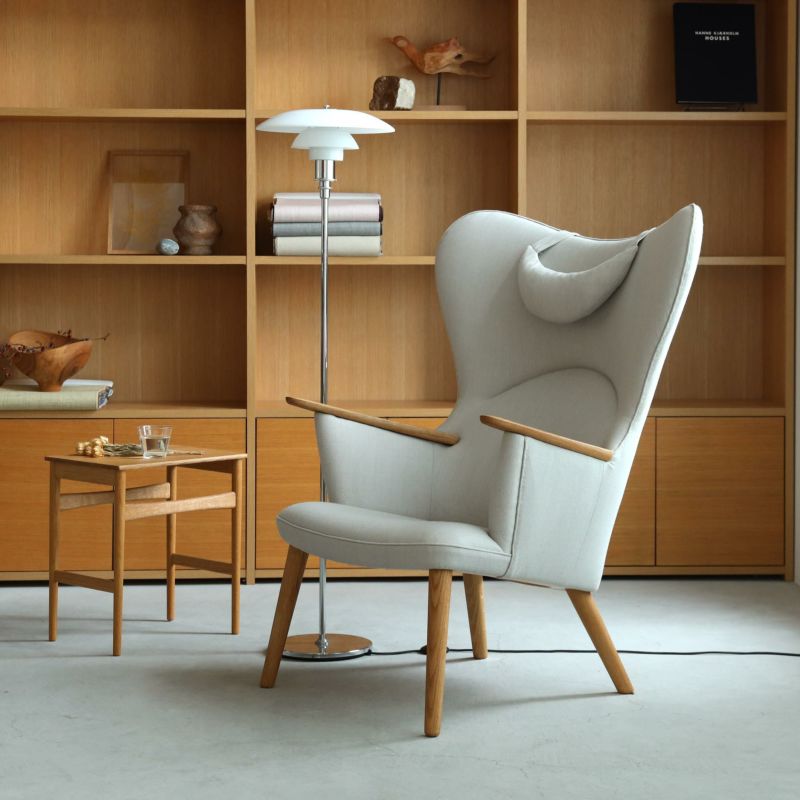 【キャンペーン特別価格】【ポイント10倍】CARL HANSEN & SON（カール・ハンセン＆サン） / CH78 ラウンジチェア（復刻ママベア） / オーク材・オイル仕上げ / Umber（アンバー）61273