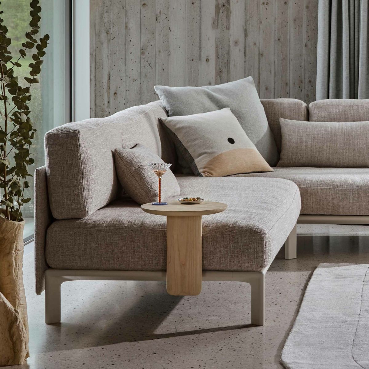 Vitra（ヴィトラ） / Anagram Sofa Attachable table（アナグラムソファ アタッチャブルテーブル）Φ35 / ナチュラルオーク