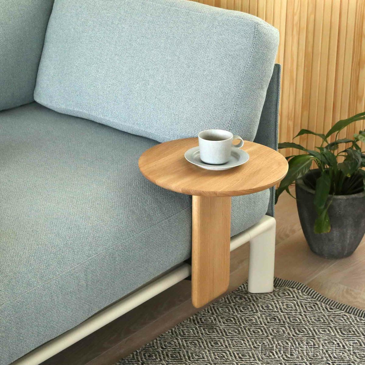 Vitra（ヴィトラ） / Anagram Sofa Attachable table（アナグラムソファ アタッチャブルテーブル）Φ35 / ナチュラルオーク