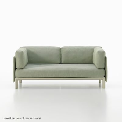 ソファキャンペーン対象】Vitra（ヴィトラ） / Suita Sofa 2-Seater（スイタソファ 2シーター）バッククッション クラシック  トレー付き / Dumet 17 sand melange / ベーシックダーク脚・パウダーコート仕上げ | CONNECT