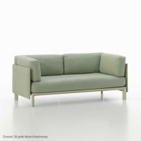 【9/21発売】Vitra（ヴィトラ） / Anagram Sofa（アナグラムソファ）2シーター / Dumet（デュメ）26 pale blue chartreuse / アルミベース・チョークパウダー
