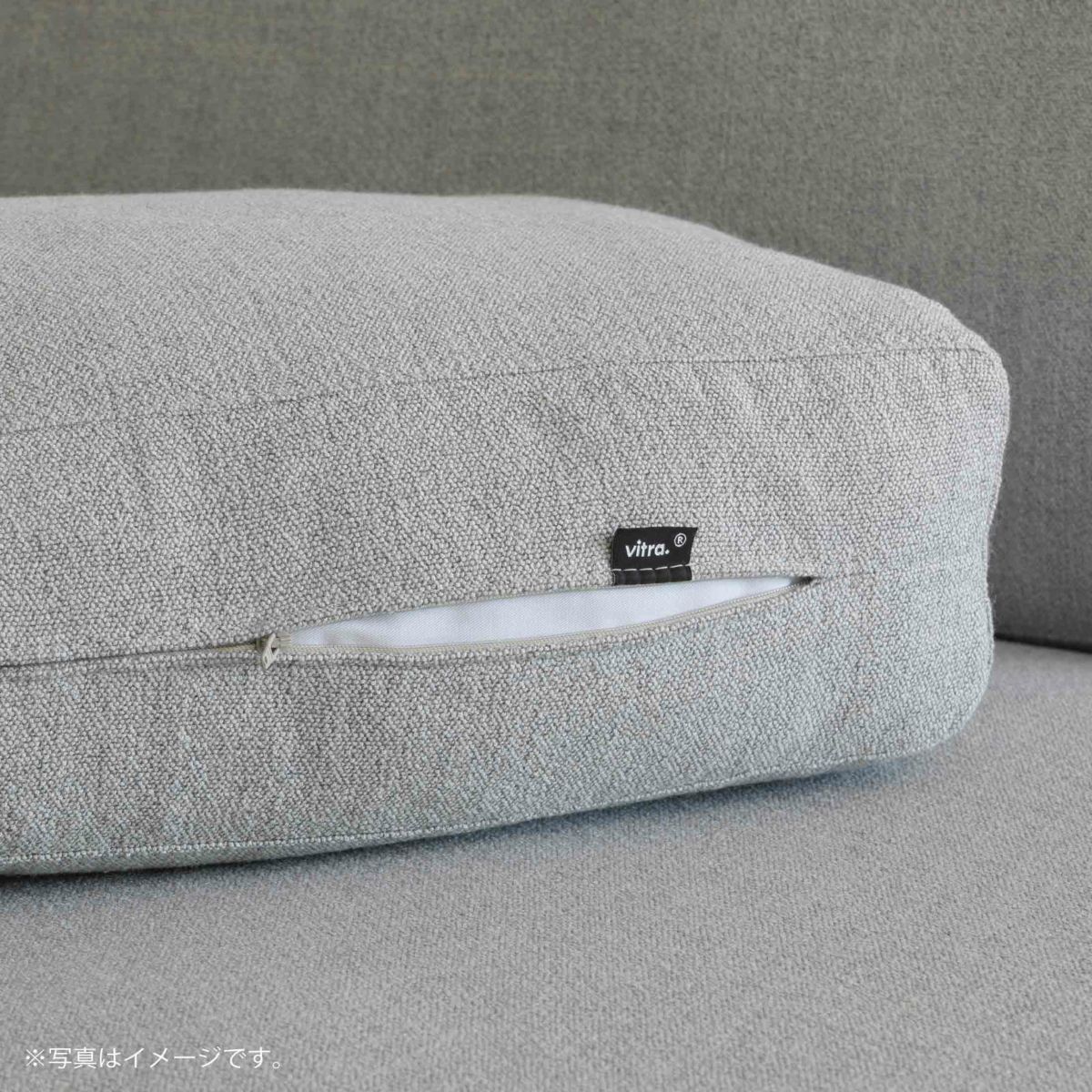【9/21発売】Vitra（ヴィトラ） / Anagram Sofa（アナグラムソファ）2シーター / Dumet（デュメ）26 pale blue chartreuse / アルミベース・チョークパウダー
