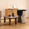 FRITZ HANSEN（フリッツ・ハンセン） / MONOLIT（モノリット） / Vidar（ヴィダー）0222 ベージュ×0182 アンスラサイト / レザーパイピングあり / ラウンジチェア