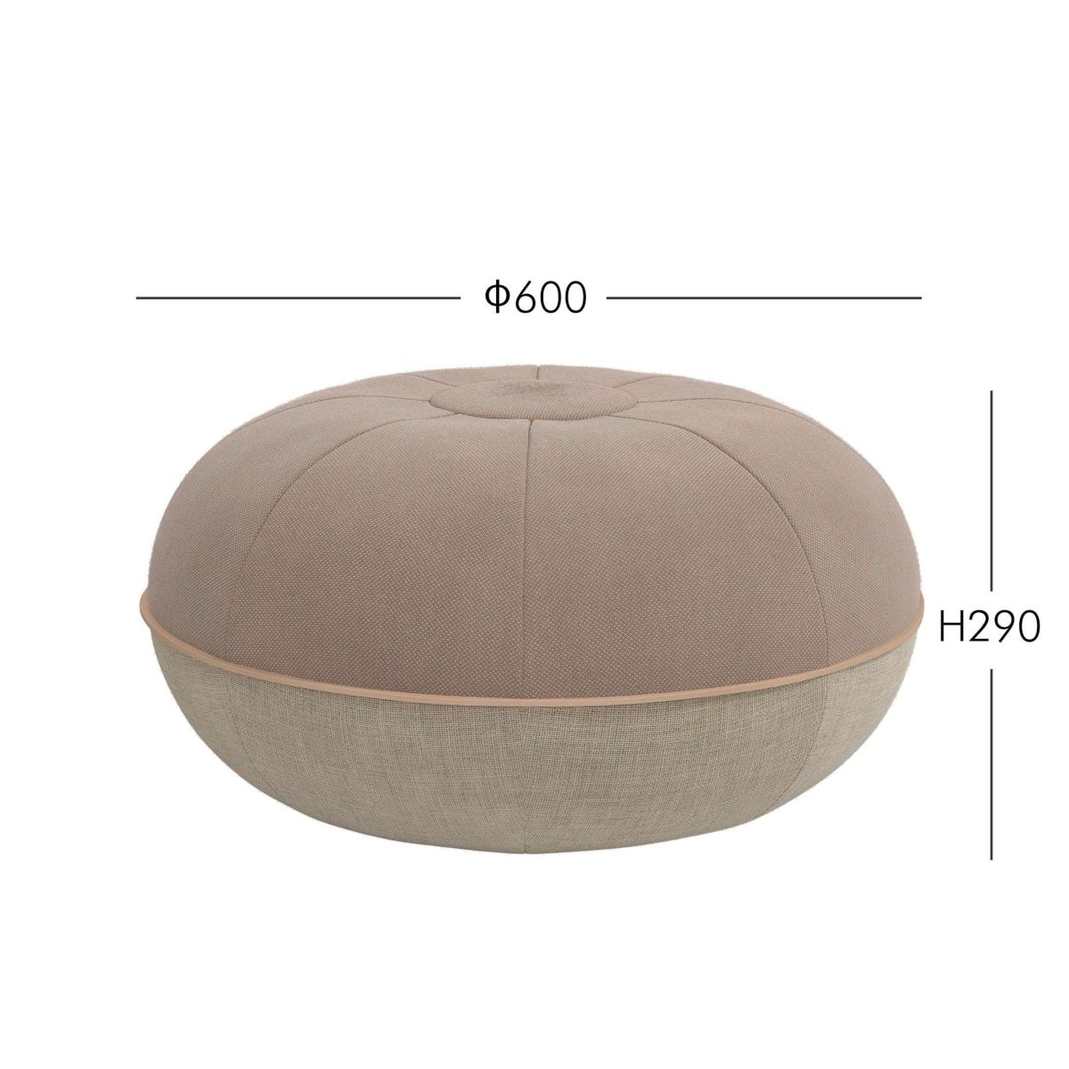 【2025年新色】FRITZ HANSEN（フリッツ・ハンセン） / Cecilie Manz（セシリエ・マンツ） / POUF（プフ）L ラージ / 全3色