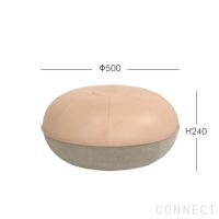 【2025年新色】FRITZ HANSEN（フリッツ・ハンセン） / Cecilie Manz（セシリエ・マンツ） / POUF（プフ）S / ピュアレザー