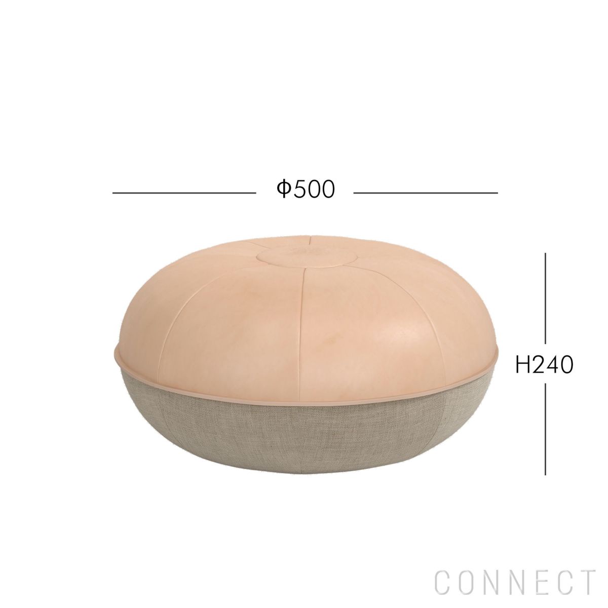 【2025年新色】FRITZ HANSEN（フリッツ・ハンセン） / Cecilie Manz（セシリエ・マンツ） / POUF（プフ）S / ピュアレザー