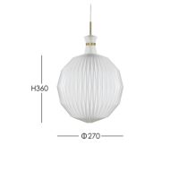 LE KLINT（レ・クリント） / LANTERN（ランタン） / MODEL 101A（モデル） / S（φ270mm） / ブラス / ペンダントライト