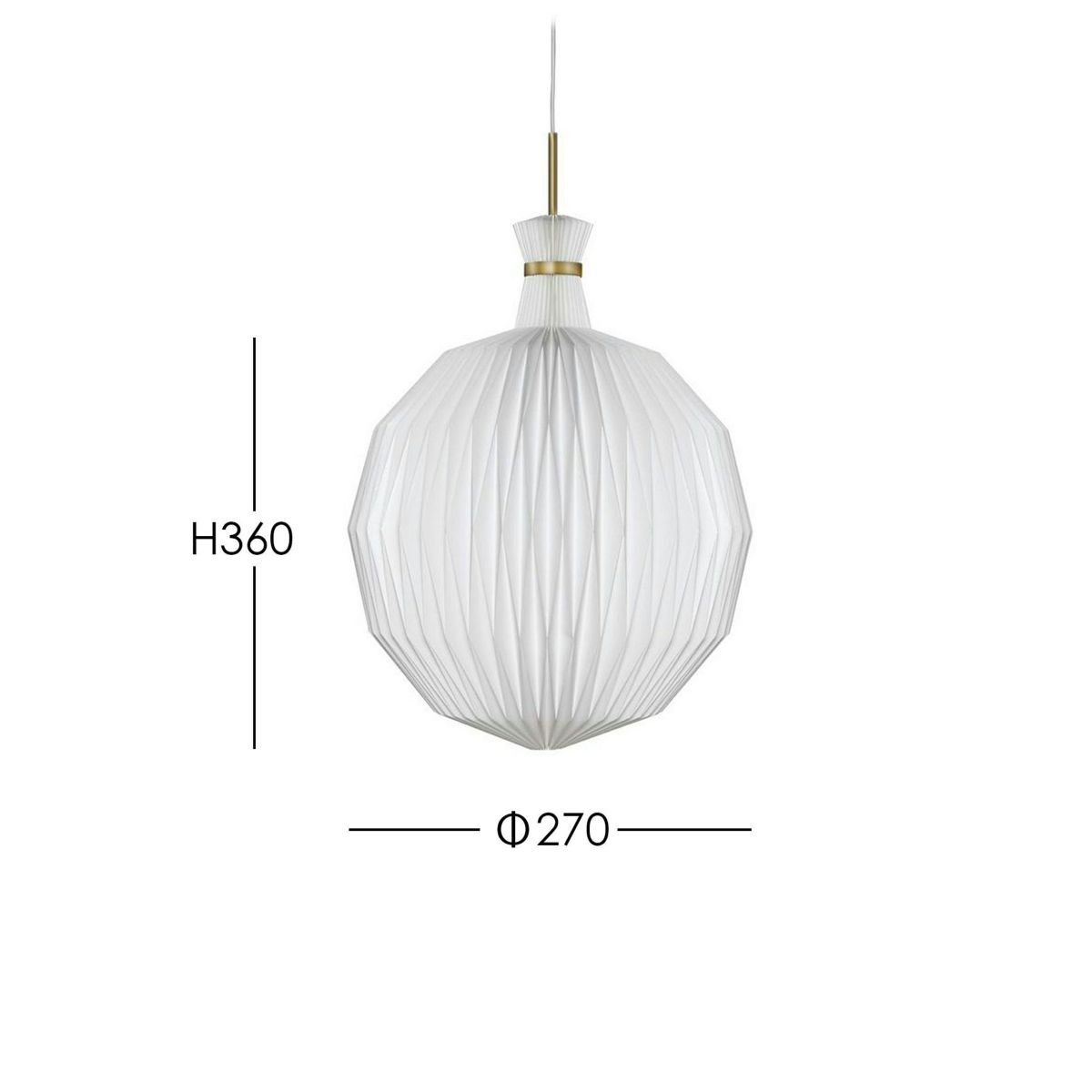 LE KLINT（レ・クリント） / LANTERN（ランタン） / MODEL 101A（モデル） / S（φ270mm） / ブラス / ペンダントライト