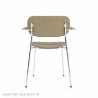 Audo Copenhagen（オドー・コペンハーゲン） / CO DINING CHAIR（コ ダイニング チェア）/ アームチェア / Natural Oak / Audo Boucl&#233;（オドー ブークレ）02 / クロームベース