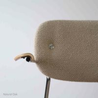 Audo Copenhagen（オドー・コペンハーゲン） / CO DINING CHAIR（コ ダイニング チェア）/ アームチェア / Natural Oak / Audo Boucl&#233;（オドー ブークレ）02 / クロームベース