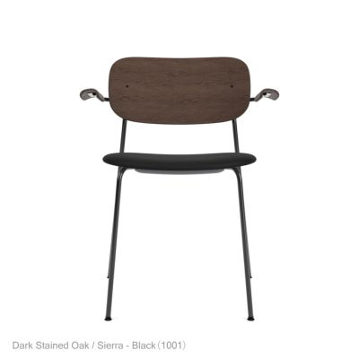 【ポイント10倍】Audo Copenhagen（オドー・コペンハーゲン） / CO DINING CHAIR（コ ダイニングチェア）/ アームチェア / ダークステインドオーク / Sierra（シエラ）1001 / ブラックベース