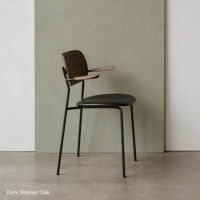 Audo Copenhagen（オドー・コペンハーゲン） / CO DINING CHAIR（コ ダイニング チェア）/ アームチェア / Dark Stained Oak / Sierra（シエラ）1001 / ブラックベース