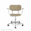 Audo Copenhagen（オドー・コペンハーゲン） / CO TASK CHAIR（コ タスク チェア）/ アームチェア / Natural Oak / Audo Boucl&#233;（オドーブークレ）02 /キャスター付き回転ベース