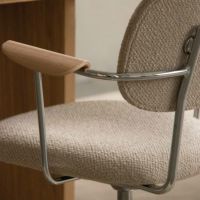 Audo Copenhagen（オドー・コペンハーゲン） / CO TASK CHAIR（コ タスク チェア）/ アームチェア / Natural Oak / Audo Boucl&#233;（オドーブークレ）02 /キャスター付き回転ベース
