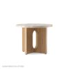 Audo Copenhagen（オドー・コペンハーゲン） / ANDROGYNE SIDE TABLE（アンドロジュネ サイドテーブル）Φ50 / Sand Kunis Breccia / ナチュラルオークベース