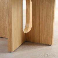 Audo Copenhagen（オドー・コペンハーゲン） / ANDROGYNE SIDE TABLE（アンドロジュネ サイドテーブル）Φ50 / Sand Kunis Breccia / ナチュラルオークベース