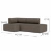 Audo Copenhagen（オドー・コペンハーゲン） / EAVE MODULAR SOFA（イーブ モジュラーソファ） 86 / 2シーター / CONFIGURATION 7 （左アーム付き）/ Audo Boucle（オドーブークレ）16 グレー