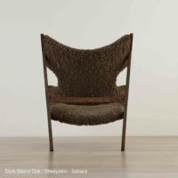  Audo Copenhagen（オドー・コペンハーゲン） / KNITTING LOUNGE CHAIR（ニッティング ラウンジチェア） / ダークステインドオーク / シープスキン Root（ルート）
