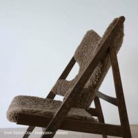  Audo Copenhagen（オドー・コペンハーゲン） / KNITTING LOUNGE CHAIR（ニッティング ラウンジチェア） / ダークステインドオーク / シープスキン Root（ルート）