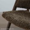  Audo Copenhagen（オドー・コペンハーゲン） / KNITTING LOUNGE CHAIR（ニッティング ラウンジチェア） / ダークステインドオーク / シープスキン Root（ルート）