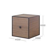 Audo Copenhagen（オドー・コペンハーゲン） / FRAME（フレーム）35 W/DOOR / ドア付き / スモークドオーク / 収納