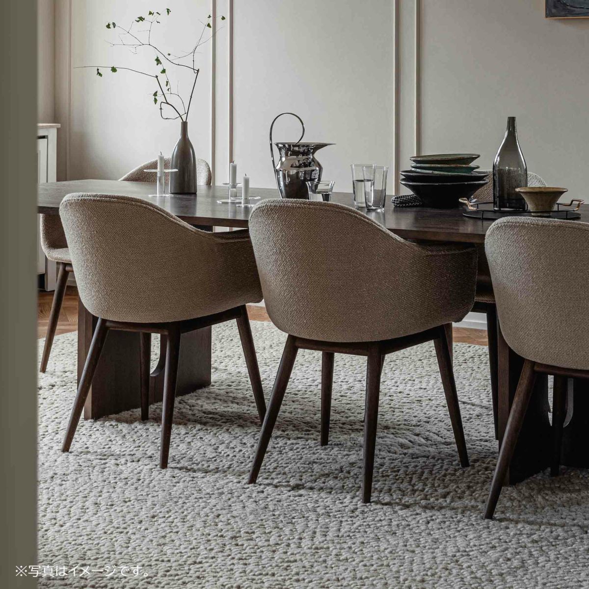 Audo Copenhagen（オドー・コペンハーゲン） / GRAVEL RUG（グラベル ラグ） / LARGE 200×300cm / Grey（グレー）