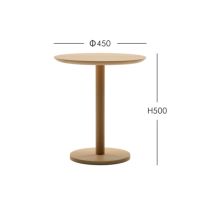 MARUNI COLLECTION（マルニコレクション） / HIROSHIMA サイドテーブル / ビーチ材・ウレタン樹脂塗装（ナチュラルホワイト） / テーブル