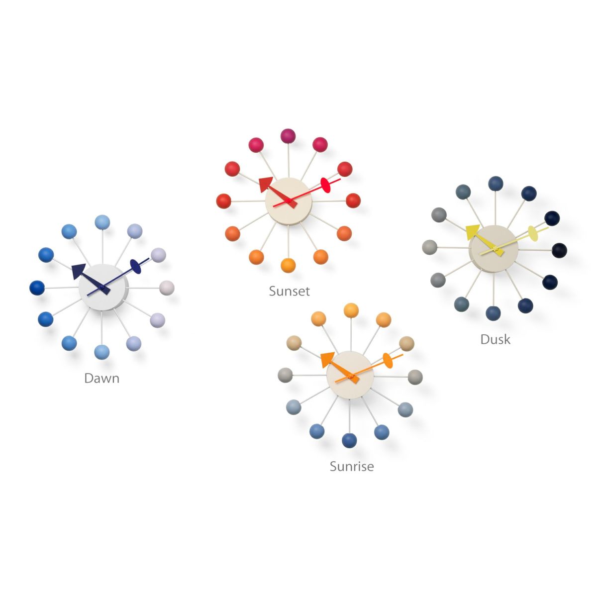【限定モデル】Vitra（ヴィトラ） / Wall Clocks（ウォールクロック） / Ball Clock（ボール クロック）Limited Edition / Sunrise（サンライズ） / 掛け時計