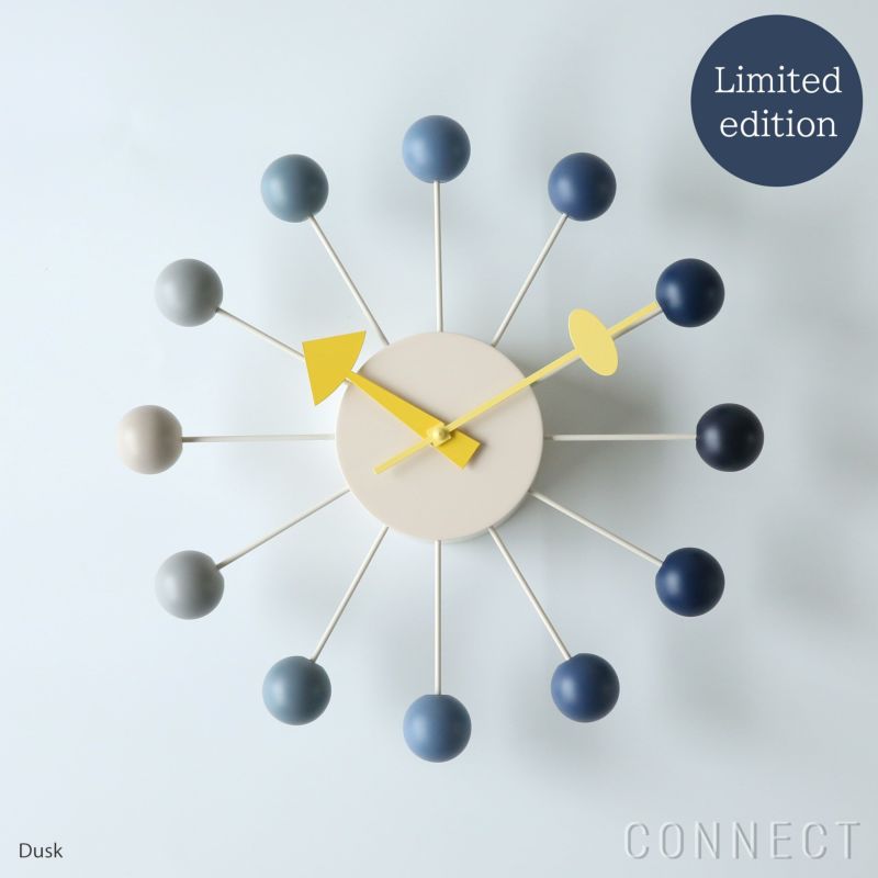 【限定モデル】Vitra（ヴィトラ） / Wall Clocks（ウォールクロック） / Ball Clock（ボール クロック）Limited Edition / Dusk（ダスク） / 掛け時計